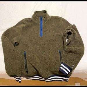 Todd Snyder/Champion Polartec Half Zip in Brown Umber - M / BROWN